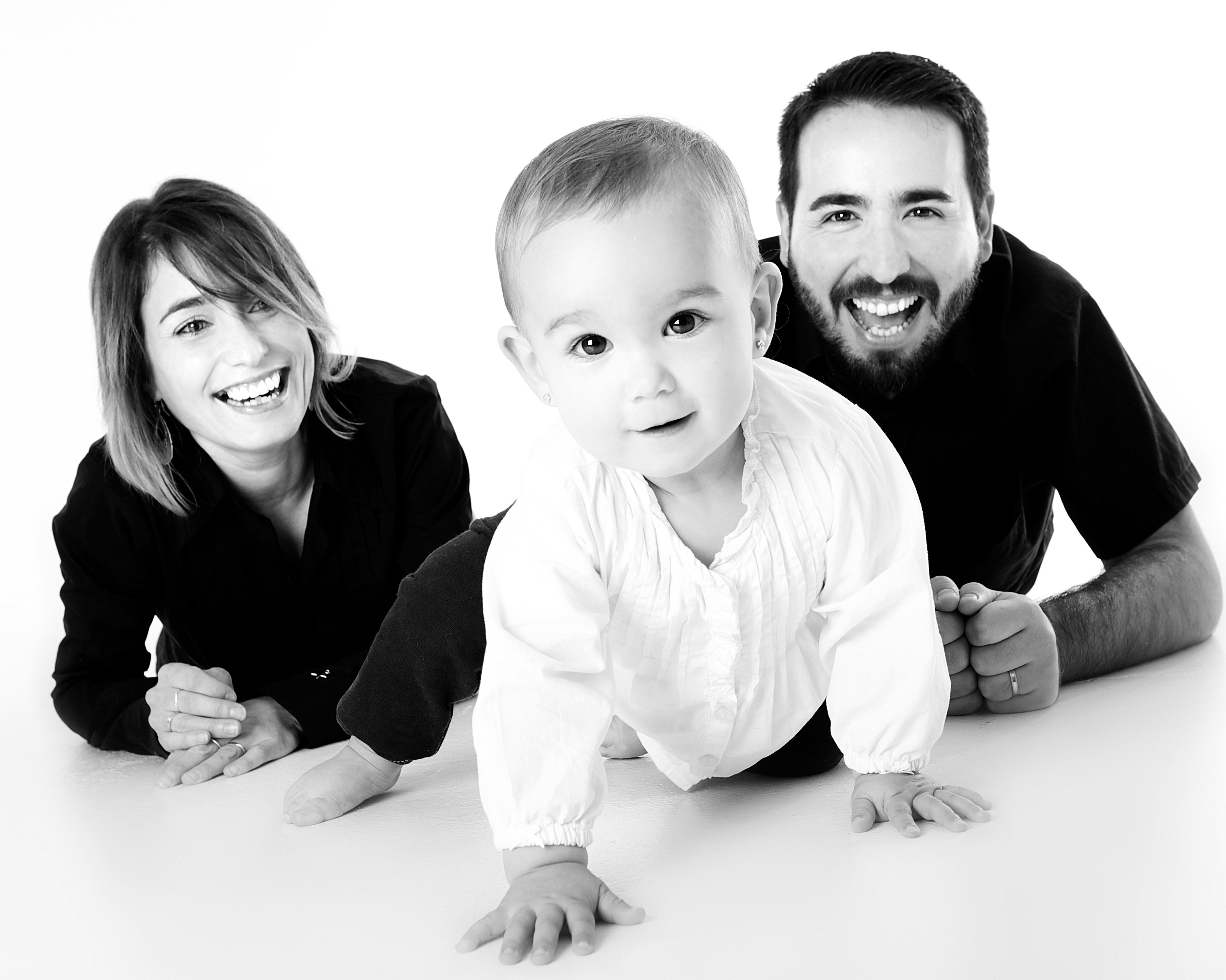 Pais com seu bebê